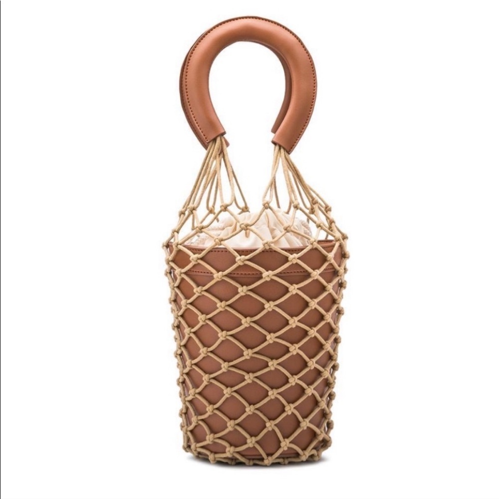 MELIE BIANCO | abby net bucket bag purse